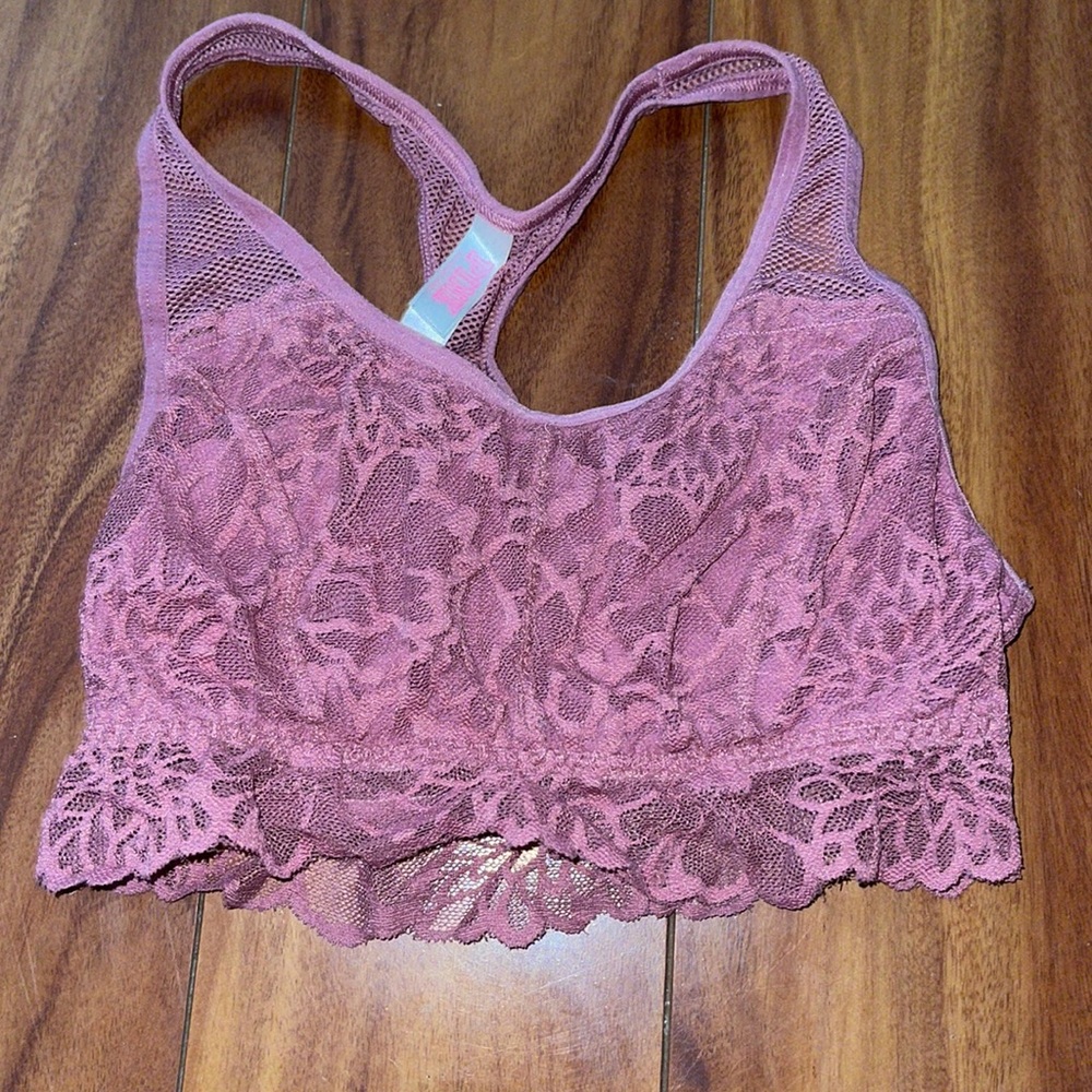 Pink vs lace bralette